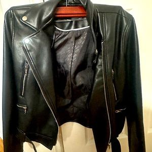 Leather jacket for women